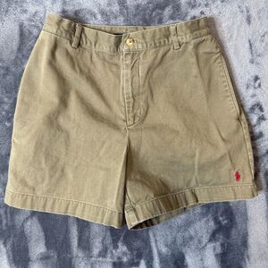 Vintage Y2K Ralph Lauren Sport Women's Tan Utility Short Size 2